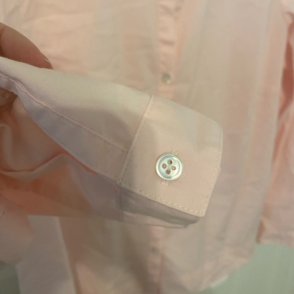 J Jill Light Pink Button Up Blouse Size Small - Picture 3 of 4